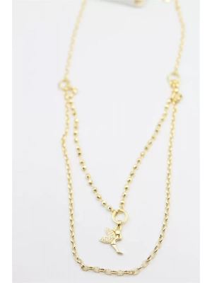Dorika Zincir Melek Kolye - Altın