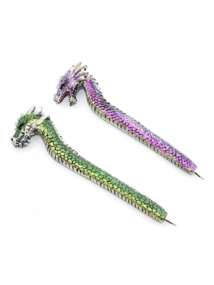 Dragonlu Polyester Tükenmez Kalem