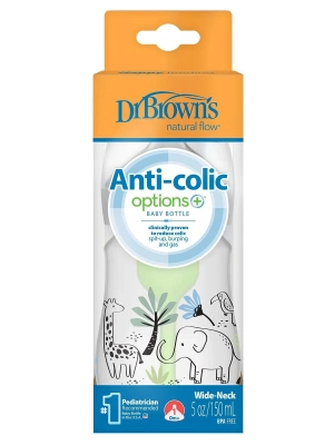 Dr.Browns Geniş Ağız PP Antikolik Options Biberon 150 ml Erkek