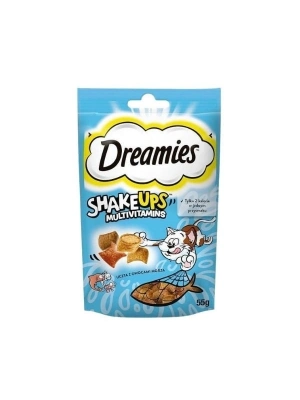 Dreamies ShakeUps Multivitamins Ton Balığı Somon ve Karidesli Kedi Ödül Maması 1 Adet 55 Gr