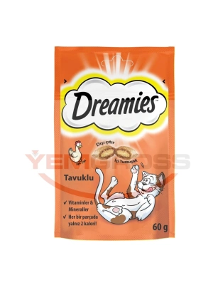 Dreamies Tavuklu Kedi Ödülü - 60 Gr