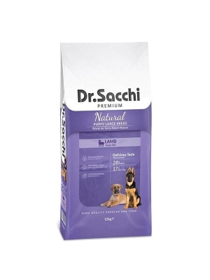 Dr.Sacchi Puppy Büyük Irk Kuzu Etli Yavru Köpek Maması 15 Kg