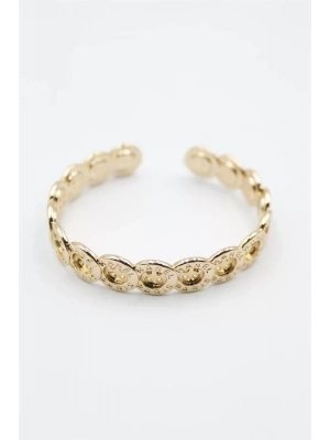 Düğme Bilezik - Altın