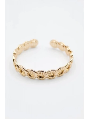 Düğme Bilezik - Altın