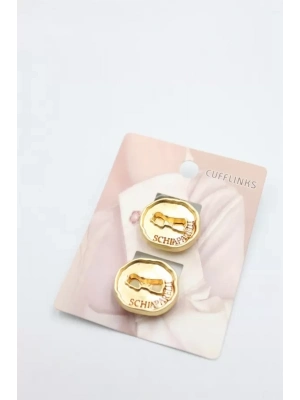 Düğme Broş - Altın