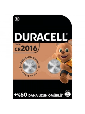 Duracell Cr2016 3v Lityum Pil 2li Paket