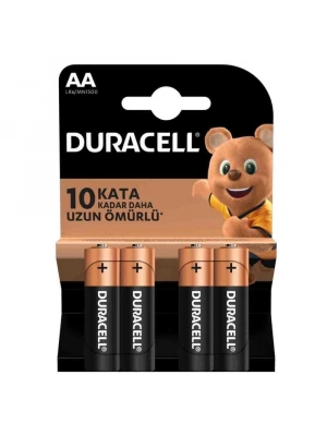 Duracell Lr6 Aa Alkalin Kalem Pil 4lü Paket