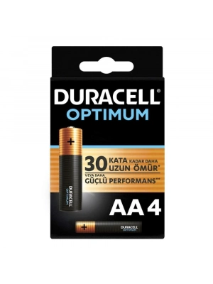 Duracell Optimum Alkalin Aa Kalem Pil 4lü Paket
