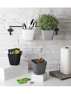 Duvara Asılan Çok Amaçlı Organizer - 2'li Saksı Set