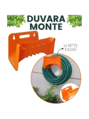 Duvara Monte Malzeme Askılı Hortum ve Kablo Askısı