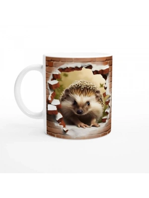 Duvarı Delen Kirpi Kupa Bardak