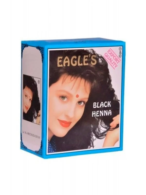 Eagles Orijinal Hint Kınası Saç Boyası Siyah - Black Henna