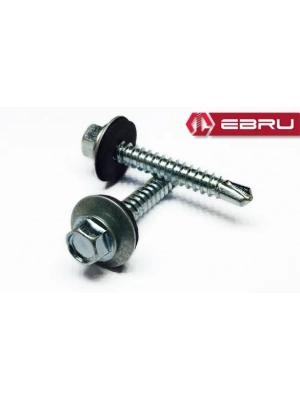 Ebru Matkap Uçlu Çatı Trapez Vidası 5,5x38 - 20 Adet