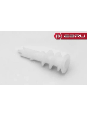 Ebru Vidalı Plastik Turbolet Dübeli - 500 Adet