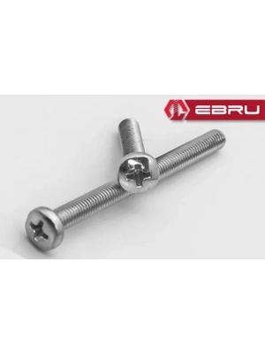 Ebru Yuvarlak Yıldız Başlı Ysb Civata M5x50 - 10 Adet