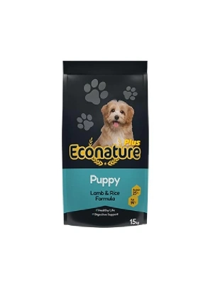 Econature Plus Puppy Kuzu Etli ve Pirinçli Yavru Köpek Maması 15 Kg
