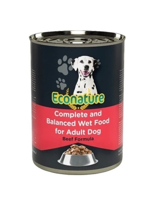 Econature Sığır Etli Yetişkin Köpek Konservesi 400 Gr