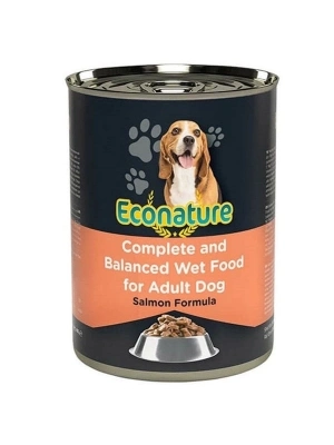 Econature Somonlu Yetişkin Köpek Konservesi 400 Gr