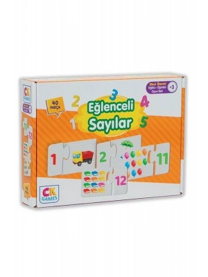 Eğitici Oyun Seti Eğlenceli Sayılar 40 Parça