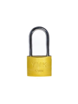 Eko Sarı Boyalı Uzun Kancalı Asma Kilit 50mm