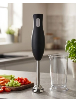 El Blenderı Paslanmaz Çelik Metal Ayaklı Ergonomik Tasarımlı Mutfak Blender