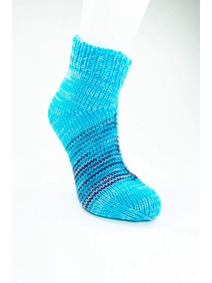 El Örgüsü Kışlık Şık Kadın Yün Patik D15