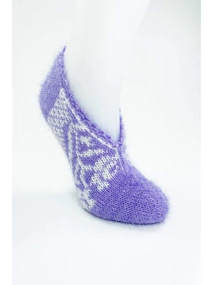 El Örgüsü Kışlık Şık Kadın Yün Patik D2