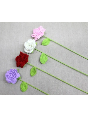 El Örgüsü Tekli Gül