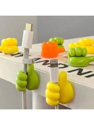 El Şeklinde Kablo Tutucu 10 Adet