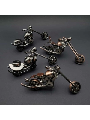 El Yapimi Dekoratif Metal Motor