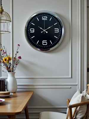 ® Elegance 40 Cm Metal Büyük Rakamlı Modern Tasarım