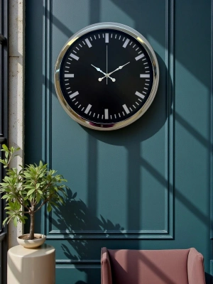 ® Elegance 40 Cm Metal Dekoratif Duvar Saati