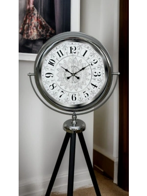 ® Elegance Desenli Tripod Ayaklı Saat