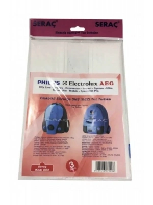 Elektrik Süpürgesi Toz Torbası 3 Lü Philips Sydney Electrolux Aeg