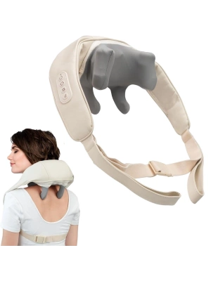 ®  Elektrikli Boyun ve Sırt Masaj Aleti Kablosuz Boyun ve Omuz Yoğurma Masaj Yastığı
