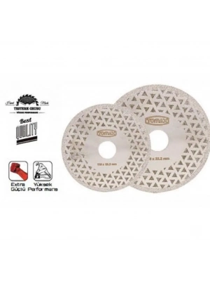 Elektrolize Elmas Kesici Flanşlı Disk - 180 Mm