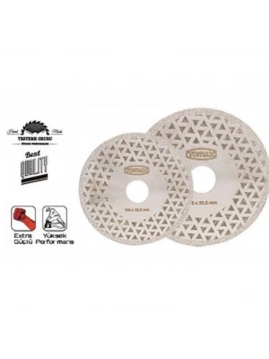 Elektrolize Elmas Kesici Flanşlı Disk - 230 Mm