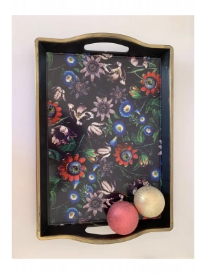 Elif Kulplu Desenli Tepsi Royaleks-İSR-5720