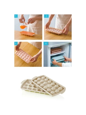 Elmas 18 Bölmeli Buz Kalıbı