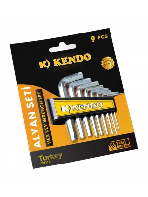 Eltos Kendo Allen Anahtar Seti Alyan Anahtar 9 Parça