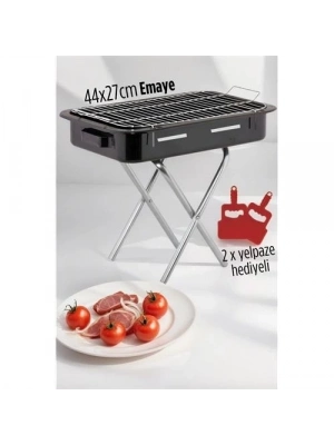 Emaye Mangal Katlanır Ayaklı NO:1 44 X 27 cm 720230