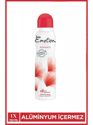 Emotion Romance Kadın Vegan Deodorant 150 Ml Hızlı Kurur, Leke Bırakmaz