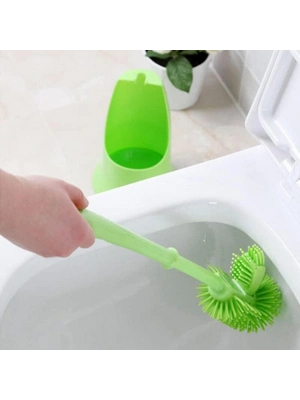 Ergonomik Silikon Tuvalet Fırçası