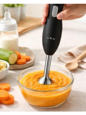 Ergonomik Tasarımlı El Blenderı Paslanmaz Çelik Metal Blender Ayağı