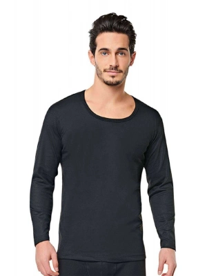 Erkek Kışlık Termal Sıcak Tutan İçlik Fanila Siyah