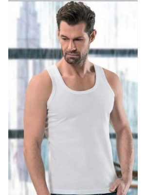 Erkek Ribana Atlet Beyaz - 1104A