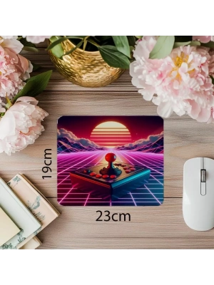 Eski Konsol Kumandası Mouse Pad - 19x23 cm 2 mm Dikdörtgen İthal Baskılı Mouse Pad