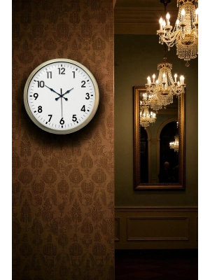 ® Eskitme Standart 40 Cm Metal Klasik Duvar Saati