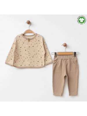 Eslenza Organik Waffle 2li Takım 2080 Bej