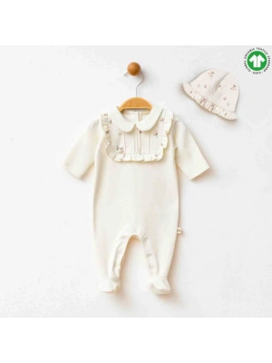 Eslenza Şapkalı Tulum 2240 Krem